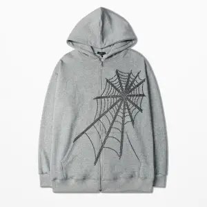 Hellstar Studios Gothic Logo Zip-Up Hoodie Black - 11