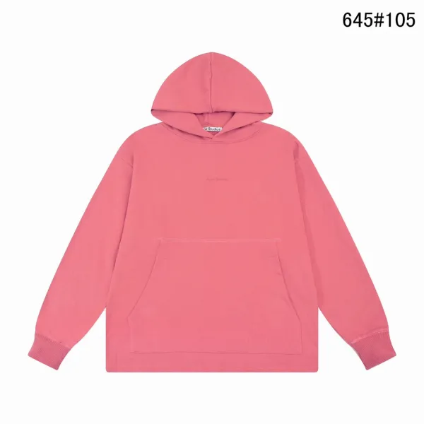 Acne Studios Logo Hoodie Light Gray Hoodie - 15