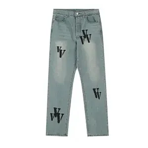 Unbranded Jeans Graphic Print Straight-Leg product detail image 10