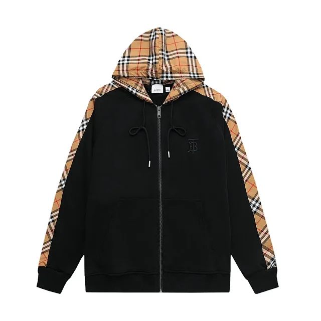 Burberry Hoodies & Sweatshirts Hooded with check lining and logo embroidery/prints product detail image 13