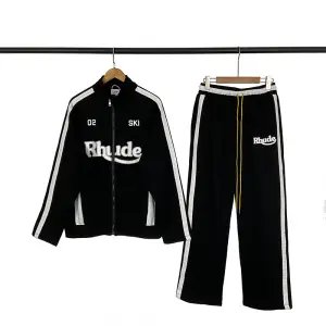 Corteiz Tracksuit Black with Gray Paneling - 16