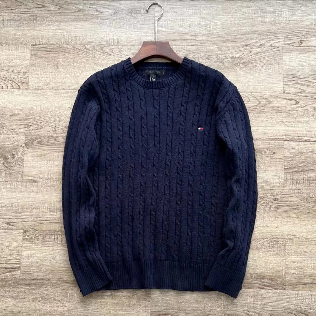 Tommy Hilfiger Half-Zip Sweater Charcoal Gray - 14