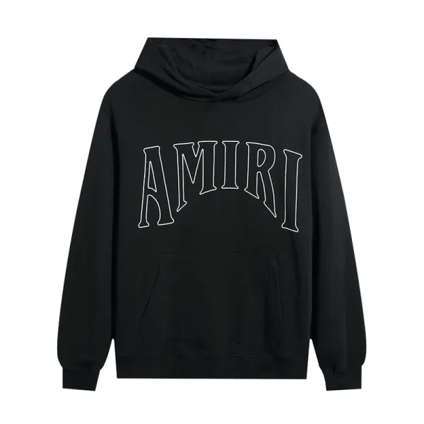 Amiri Cobra Print Black Hoodie - 10