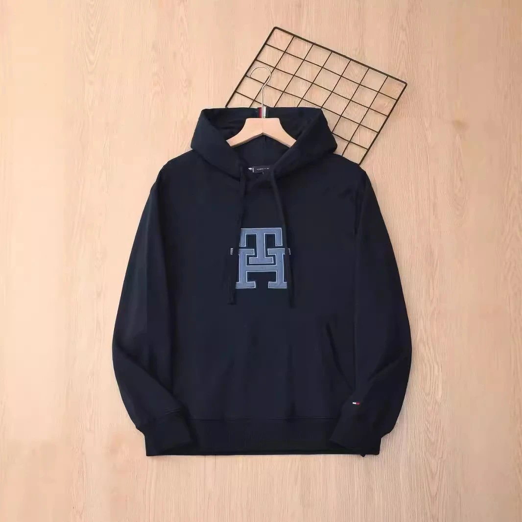 Tommy Hilfiger 1985 Heritage Embroidered Sweatshirt Gray Hoodie - 12