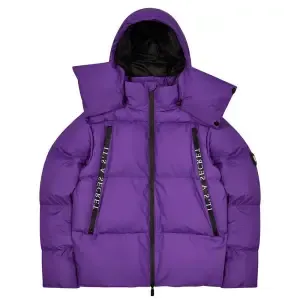 Design Puffer Jacket in Taupe Gray Down-Jacket - 13
