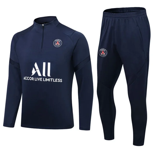 Paris Saint-Germain Tracksuits Football training tracksuit with half-zip top and tapered pants product detail image 11