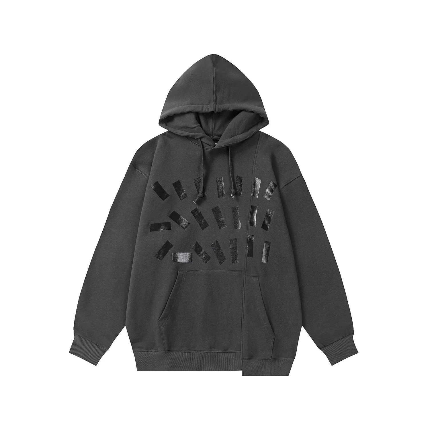 Off-White Hoodie with Numeric Hood Trim and Stitched X Logo White Hoodie - 13