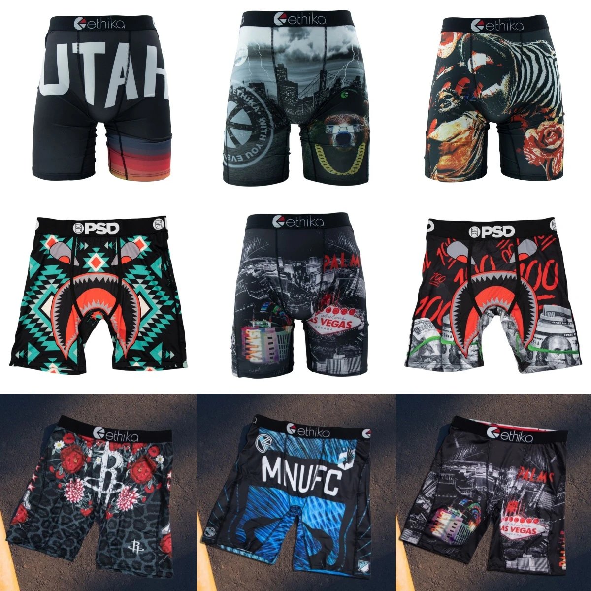 Ethika & PSD Fight Shorts [40 