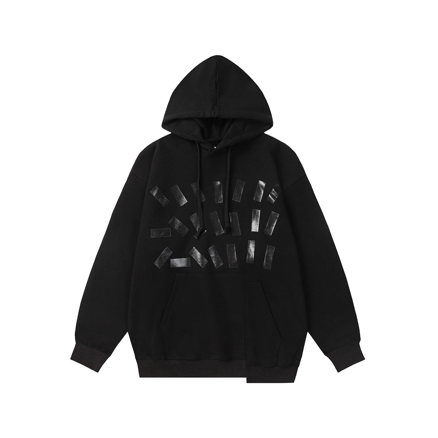 Off-White Hoodie with Numeric Hood Trim and Stitched X Logo White Hoodie - 14