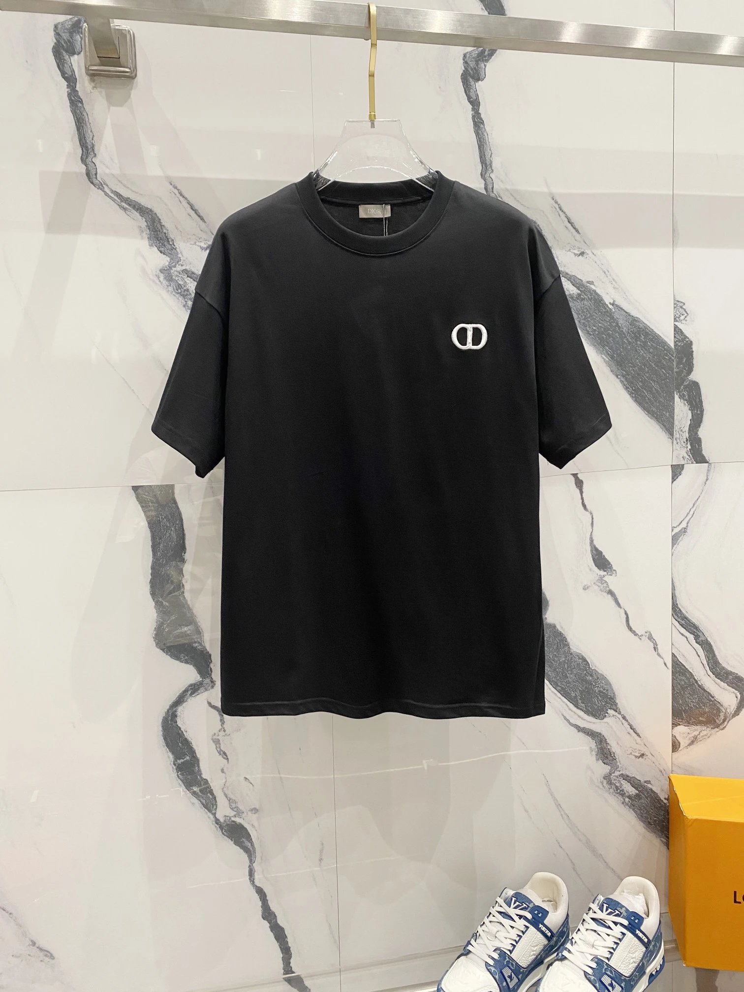 Christian Dior Couture Patch Tee Cream