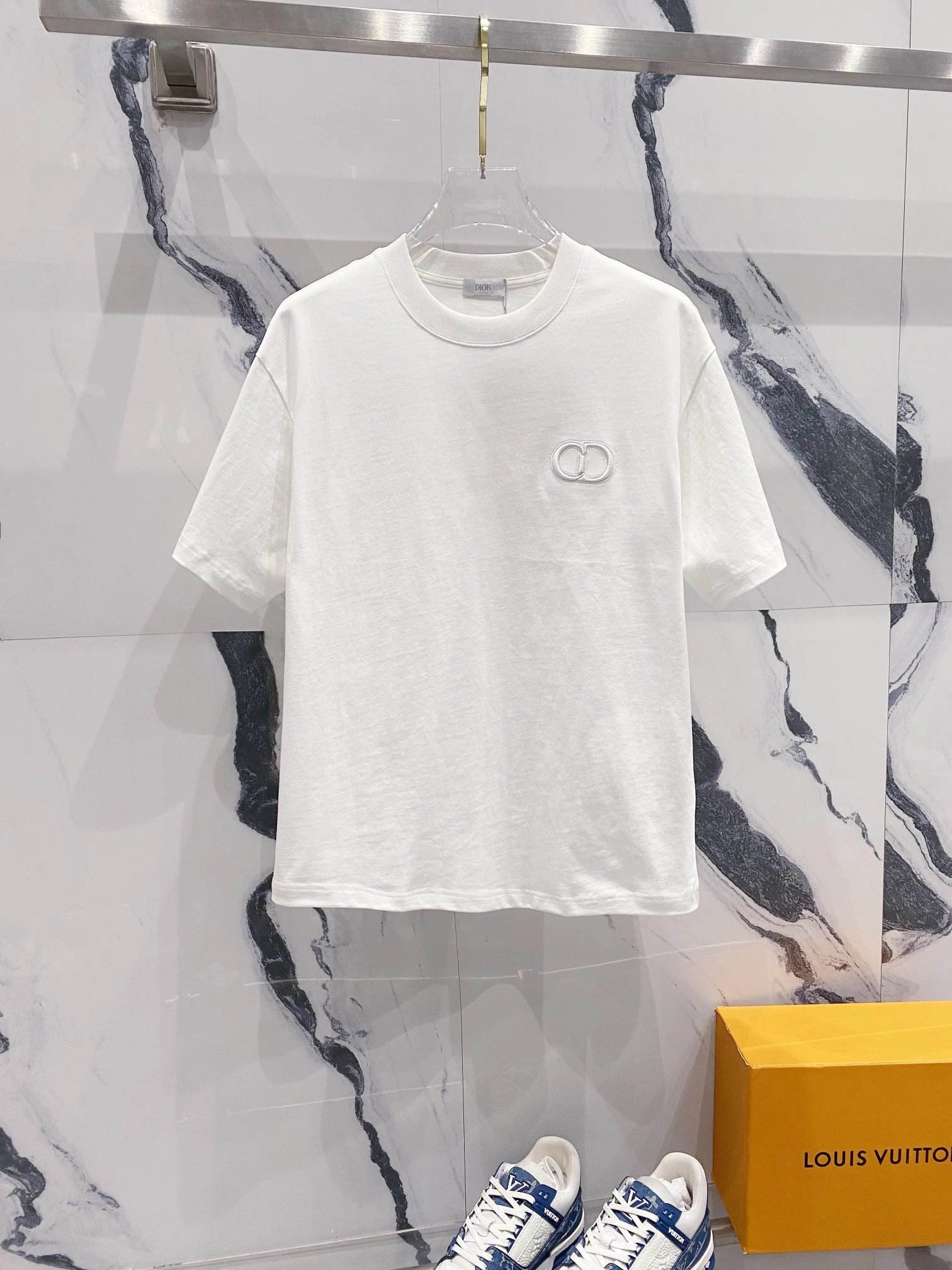 Dior CD Icon Tee White Clean