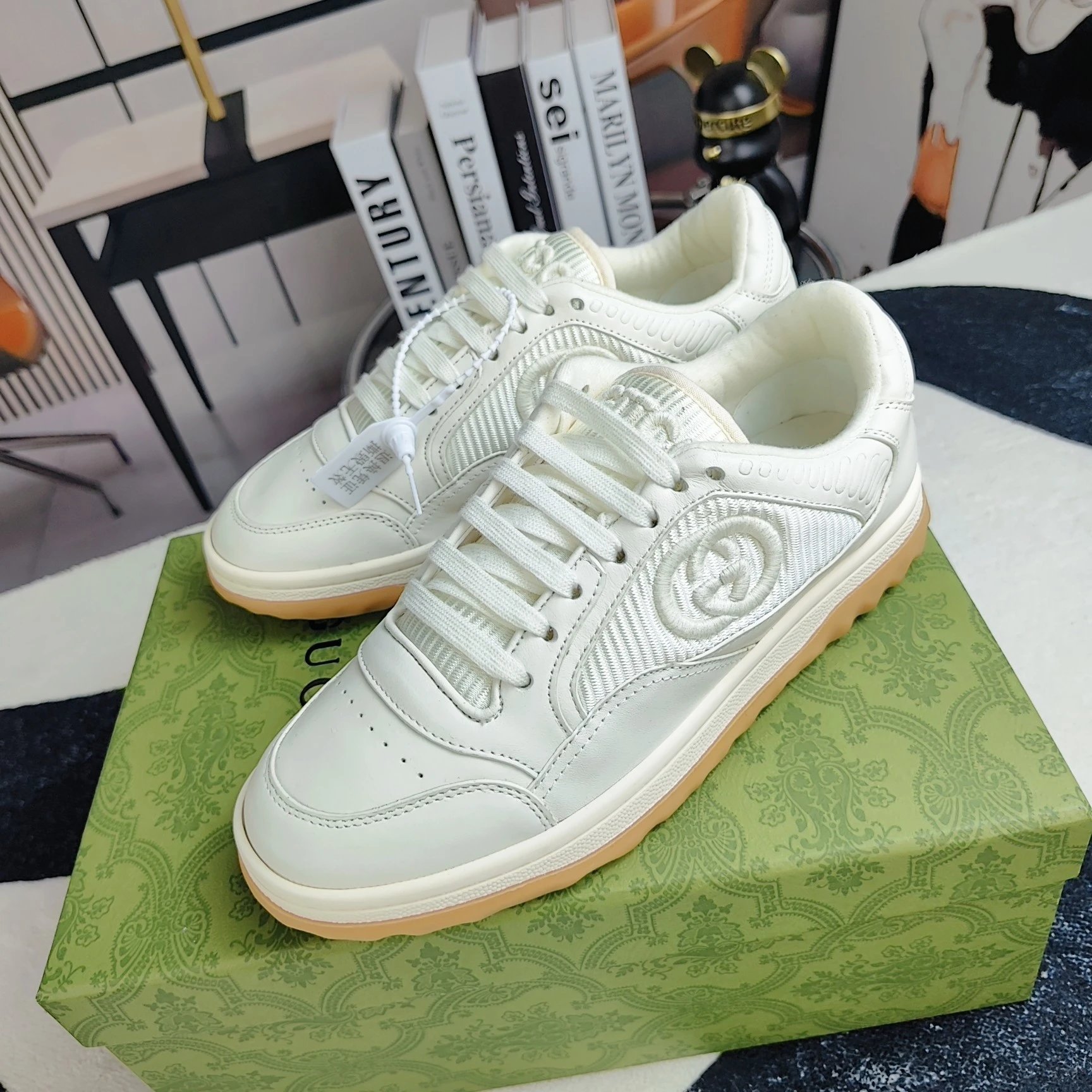 Gucci MAC80 Sneaker All White Gum