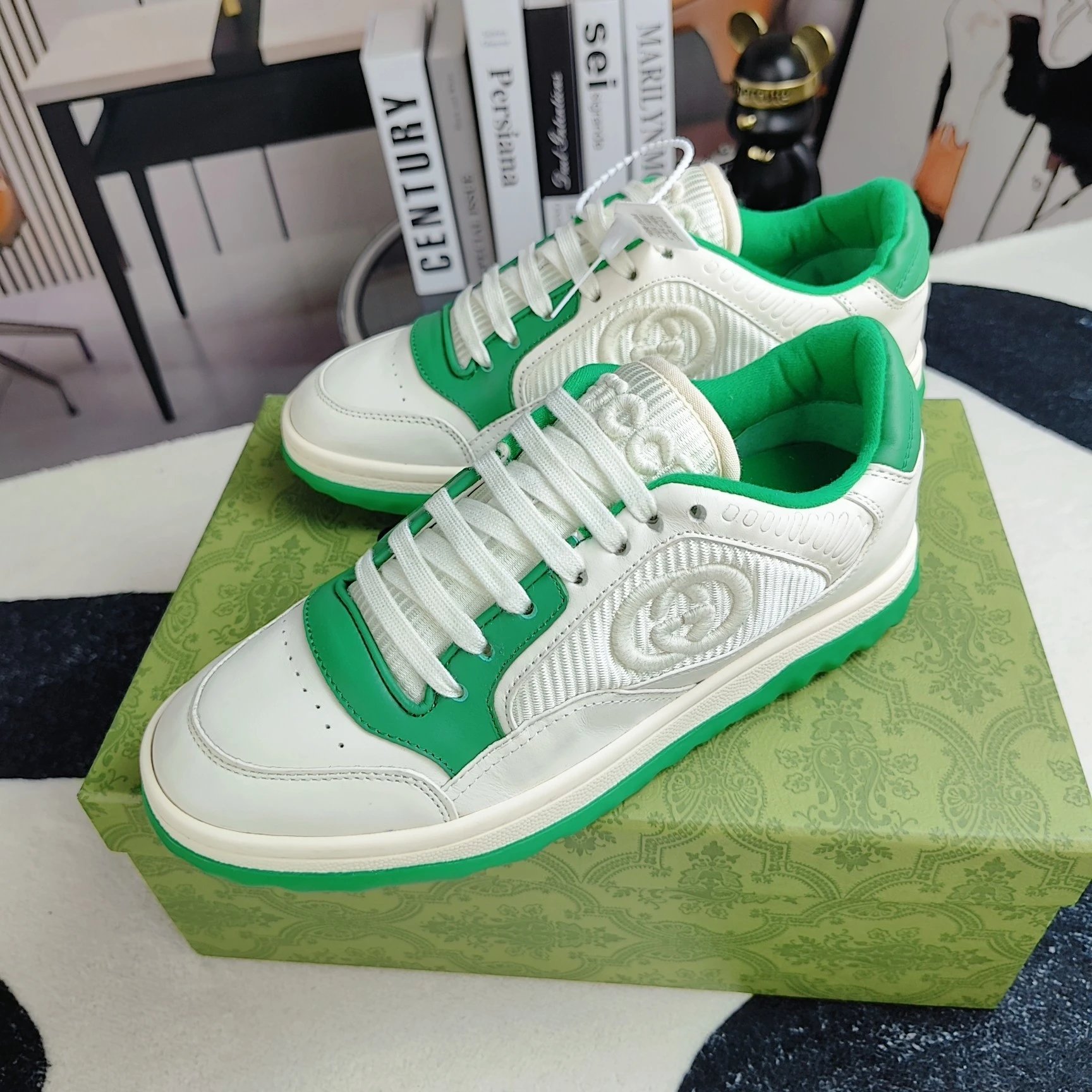 Gucci MAC80 Sneaker White Green