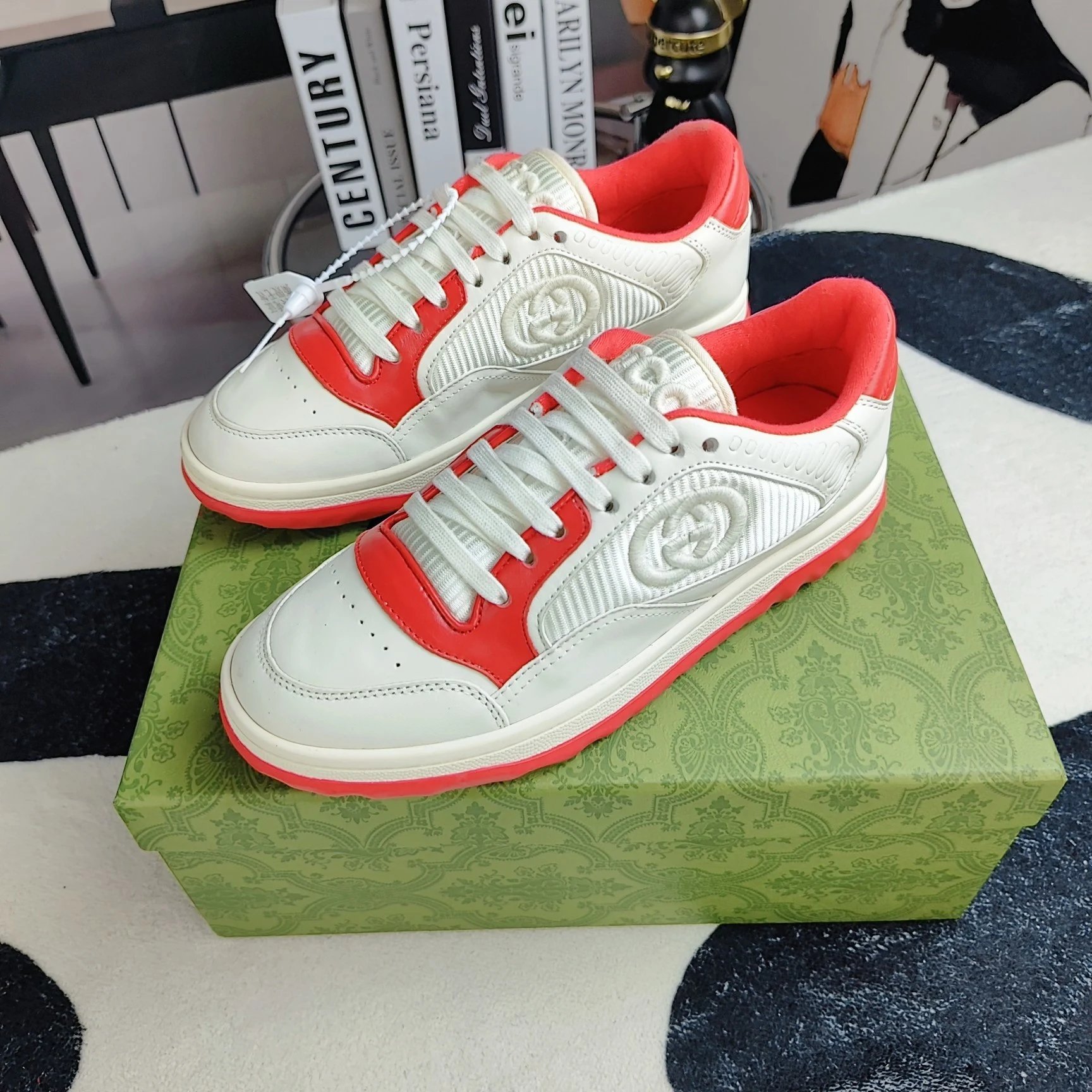Gucci MAC80 Sneaker White Red