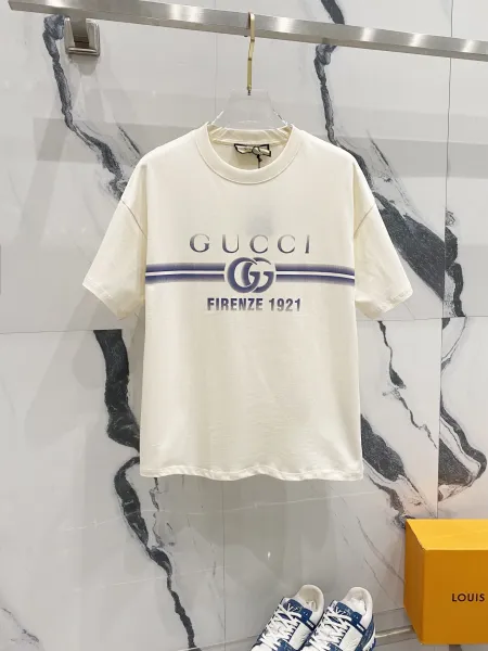 Gucci Firenze 1921 Logo T-Shirt Off-White - 1