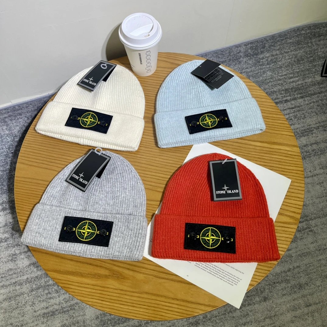 Stone Island Compass Logo Beanie Knit Hat in Multiple Colors product detail 2 in Litbuy spreadsheet finds