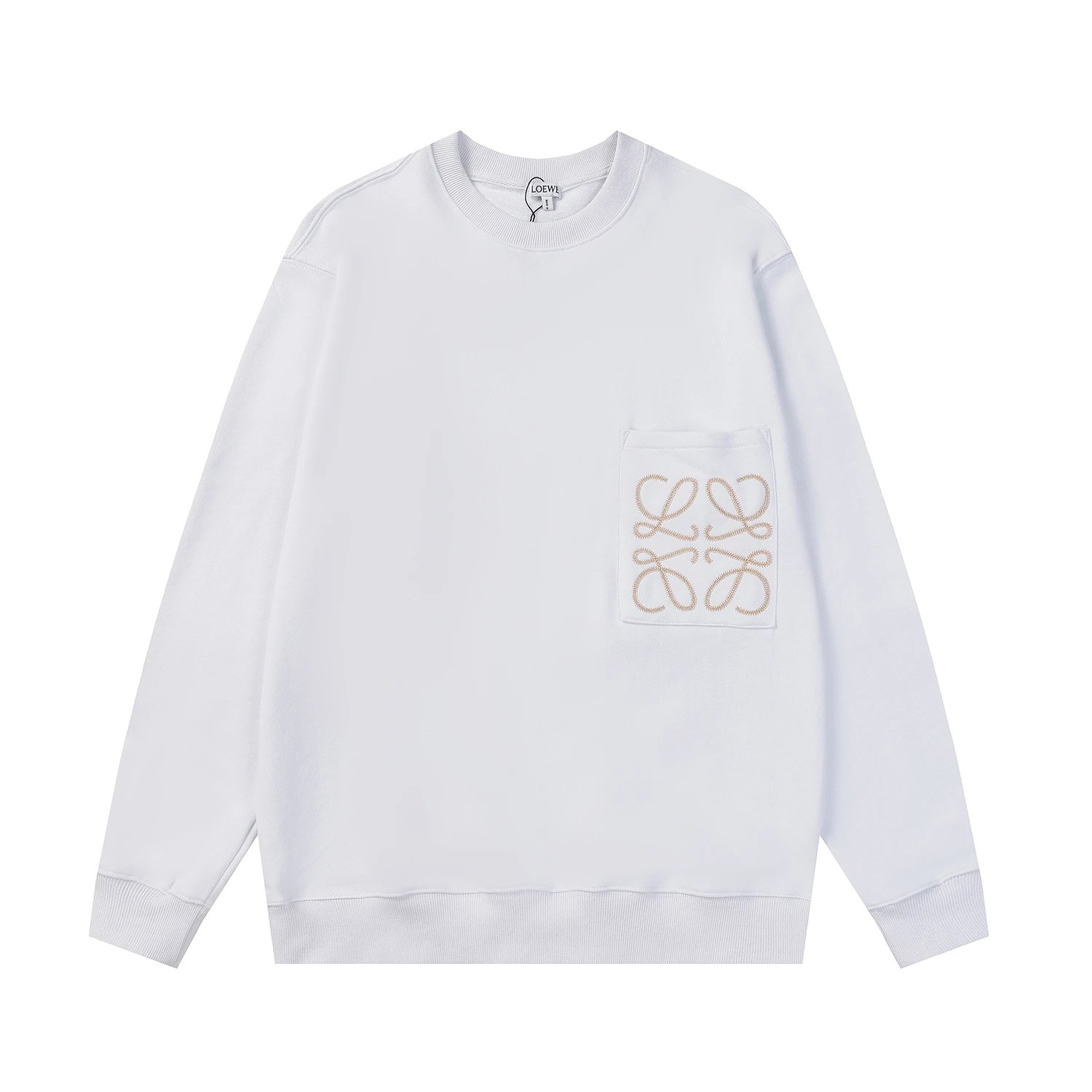 Loewe Anagram Spray-Paint Effect Black Hoodie - 6