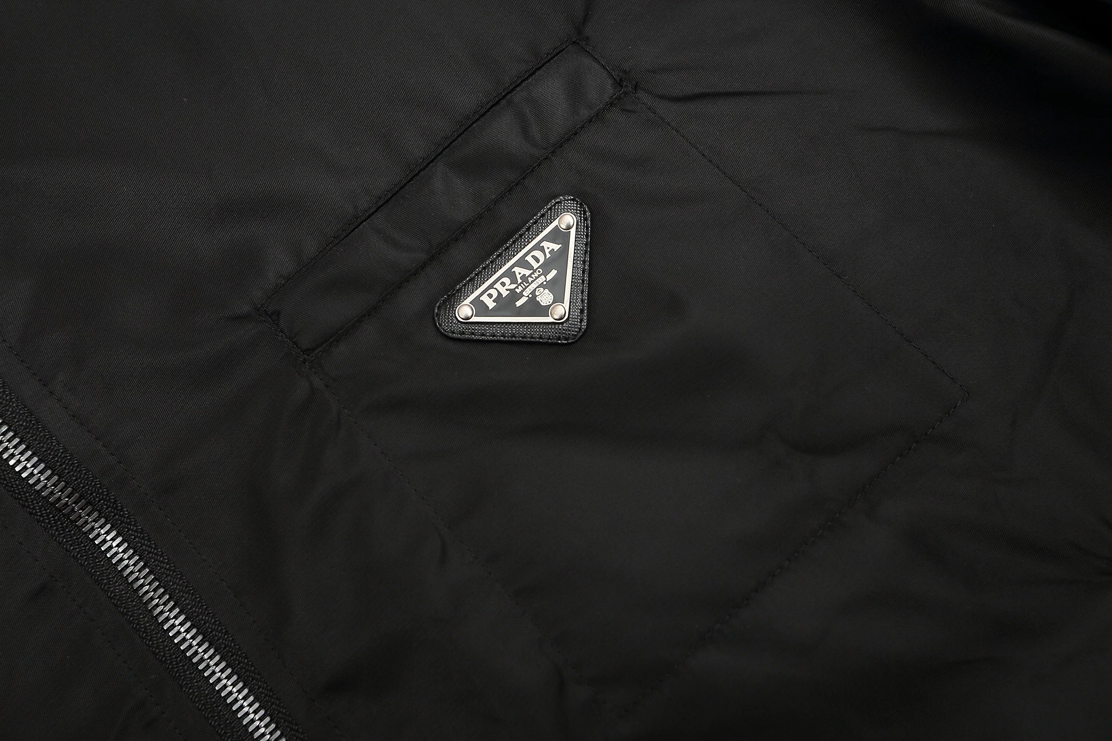Prada Jackets Zip-Up High-Neck Jacket image 6