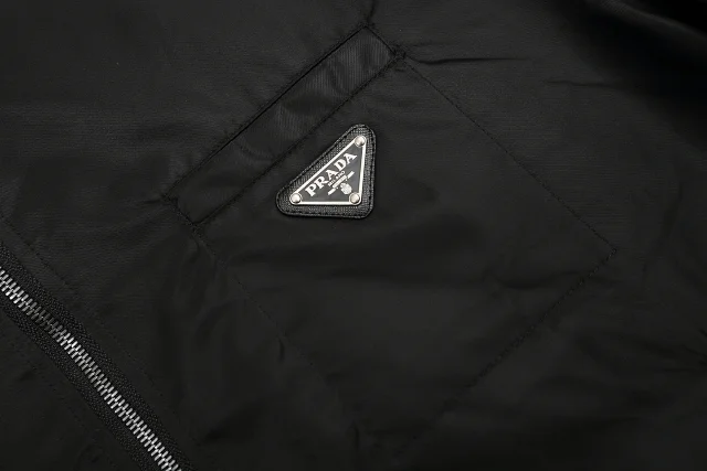 Prada Jackets Zip-Up High-Neck Jacket product detail image 3