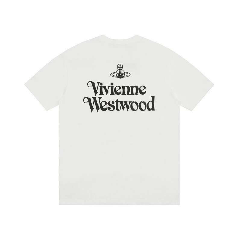 Vivienne Westwood Classic Orb Back Print Tee White