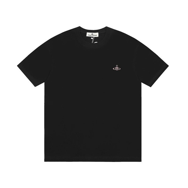 Vivienne Westwood Classic Orb Embroidered Tee Black