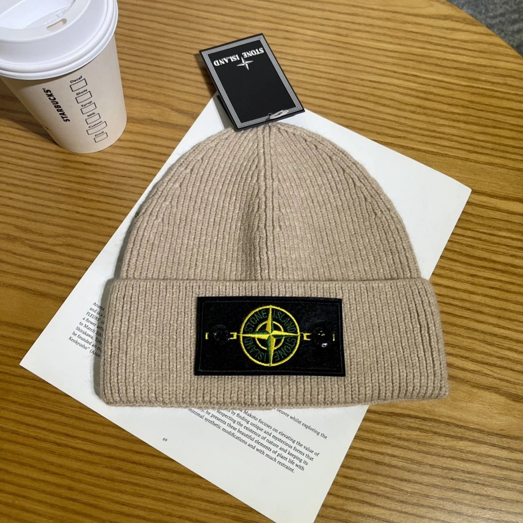Stone Island Compass Logo Beanie Knit Hat in Multiple Colors product detail 10 in Litbuy spreadsheet finds