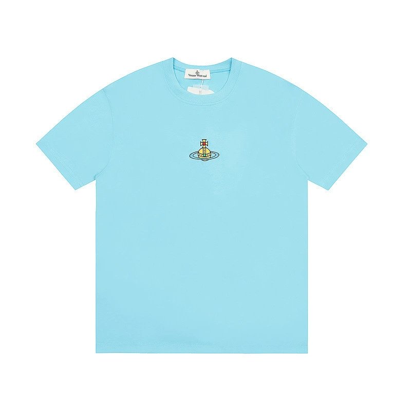 Vivienne Westwood Mini Orb Embroidered Tee Sky Blue
