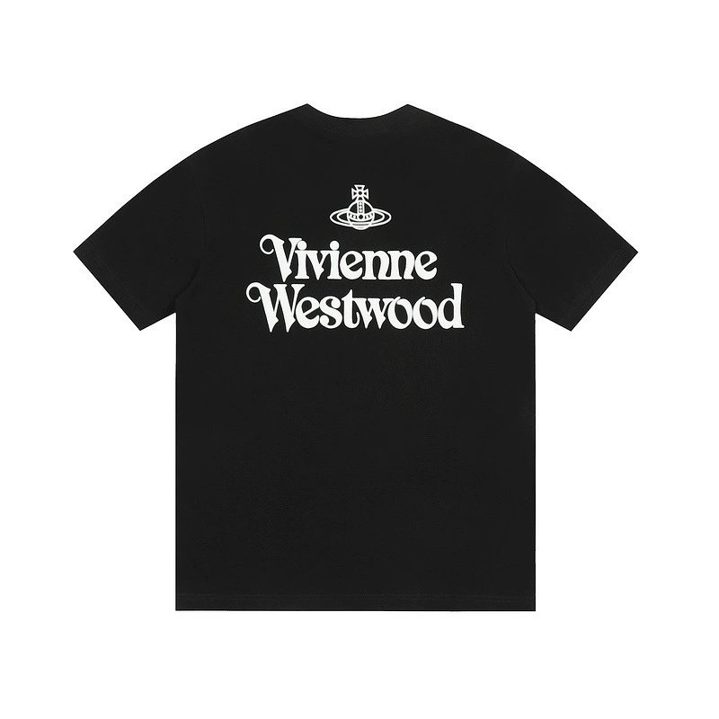 Vivienne Westwood Classic Orb Back Print Tee Black