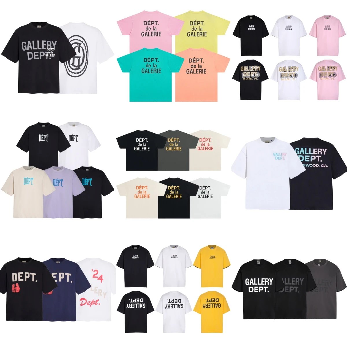 DX23 Short Sleeve American High Street T-Shirt Pure Cotton Collection 3