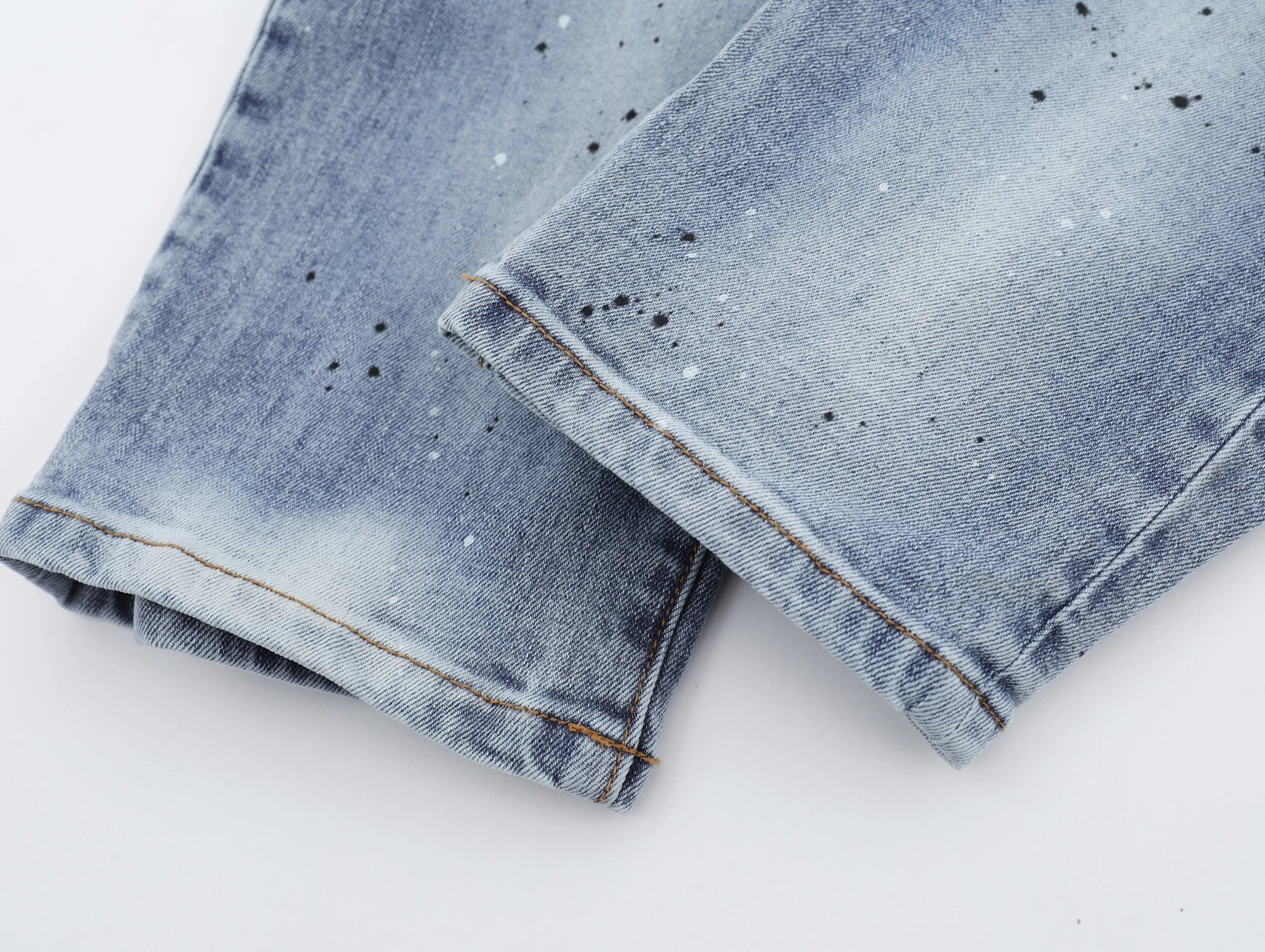 Purple Brand Distressed Black Slim Fit Jeans - 9
