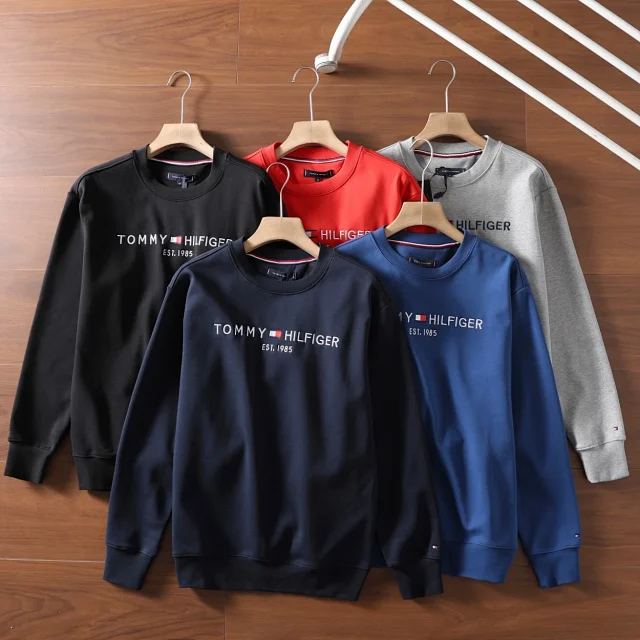 Tommy Hilfiger Hoodies & Sweatshirts Embroidered Logo Crewneck Sweatshirt product detail image 6