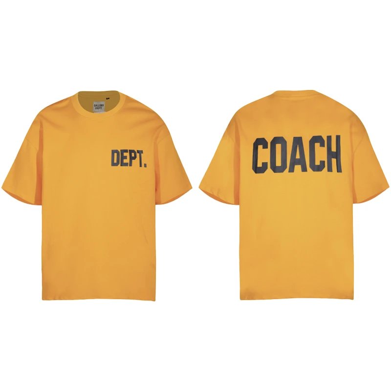 Gallery Dept Coach Tee Yellow