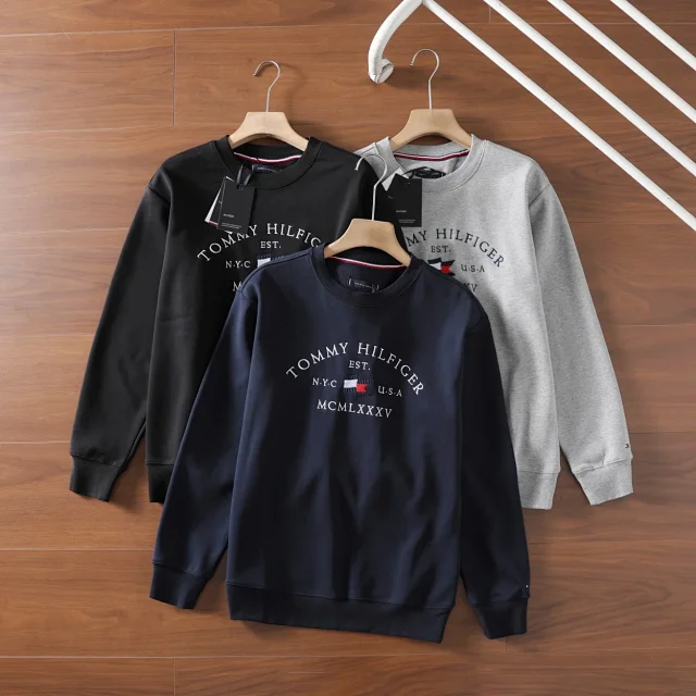 Tommy Hilfiger Hoodies & Sweatshirts Embroidered Logo Crewneck Sweatshirt product detail image 2
