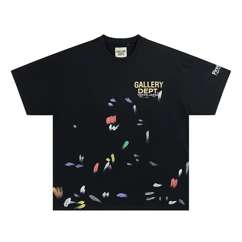 Gallery Dept Tokyo Paint Splash Tee Black