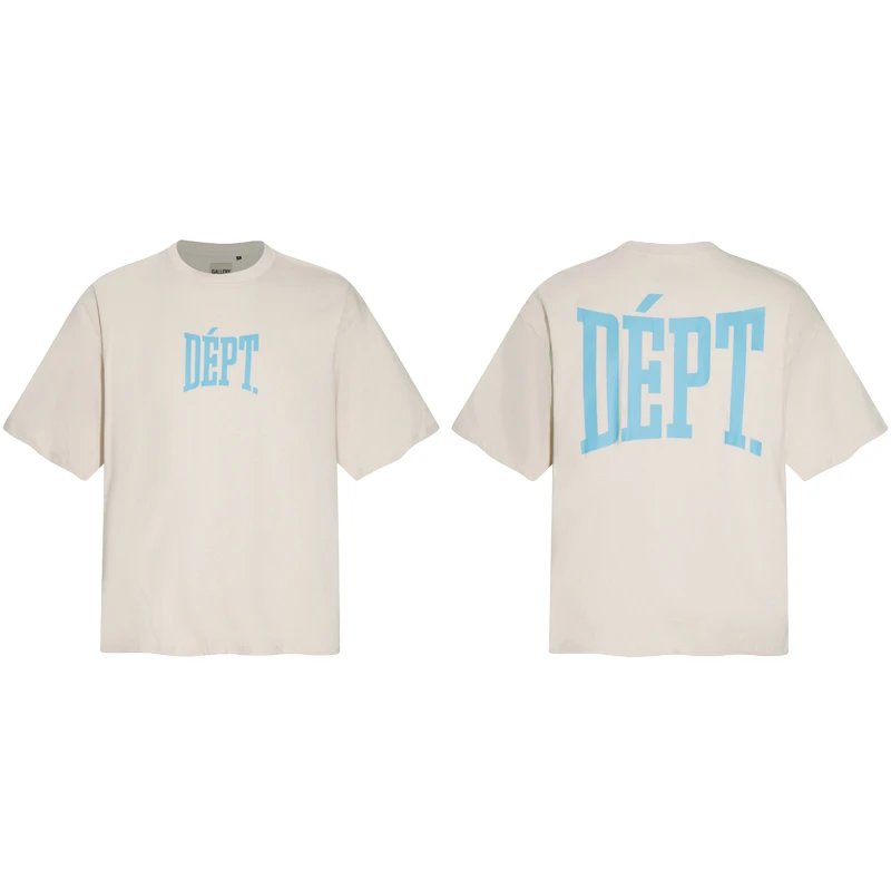 Gallery Dept Dept Logo Tee Cream Blue