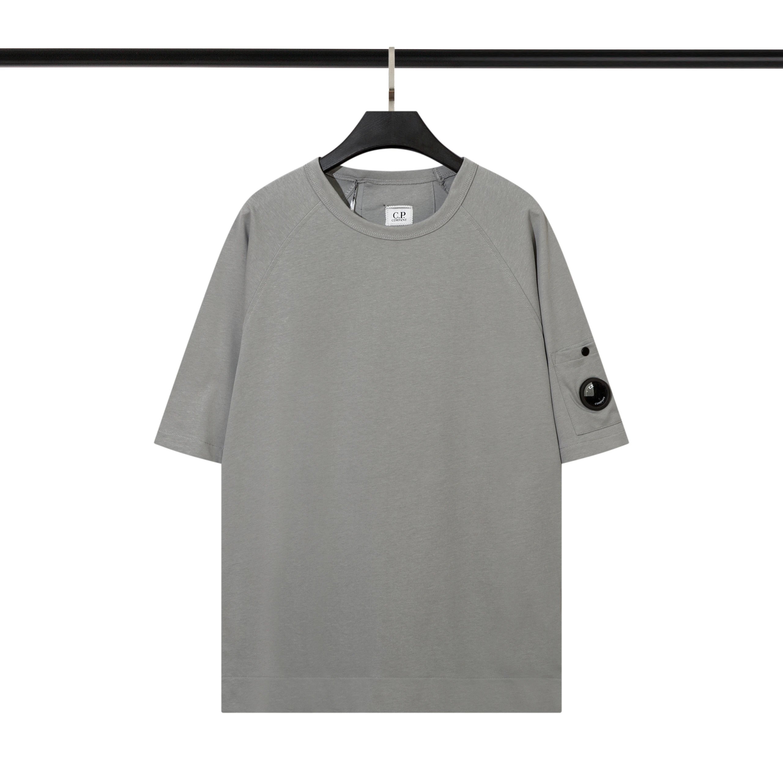 [budget] DX21 New Spring/Summer Lens Print Round Neck Casual T-Shirt 10013