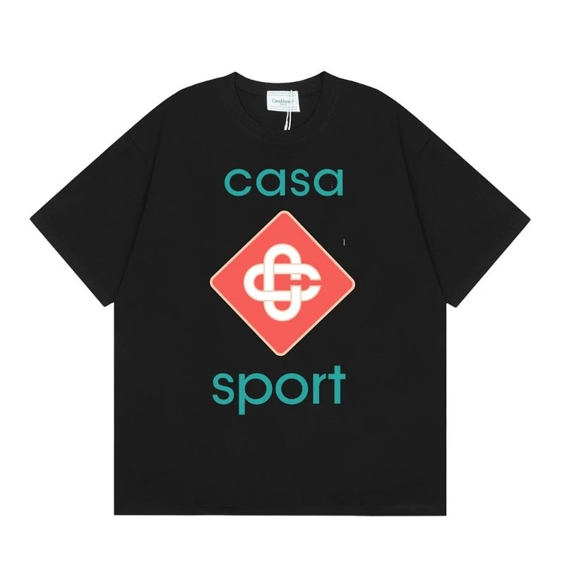Casablanca Casa Sport Diamond Logo Tee Black