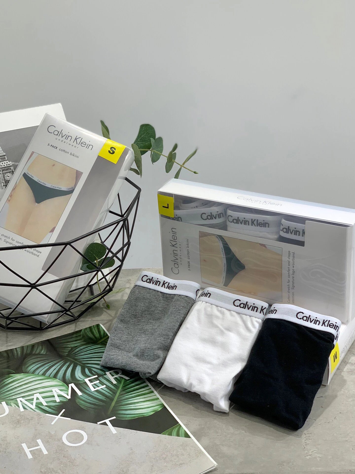 Calvin Klein brand pure cotton briefs (multi-pack)