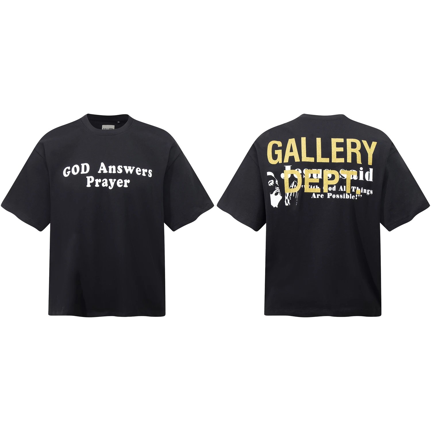 Gallery Dept God Answers Prayer Tee Black