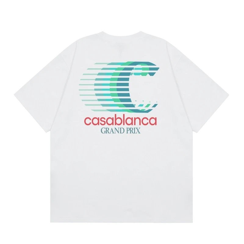 Casablanca Grand Prix C Logo Tee White