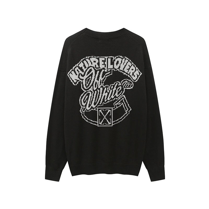 Off-White Nature Lovers Knit Sweater Black