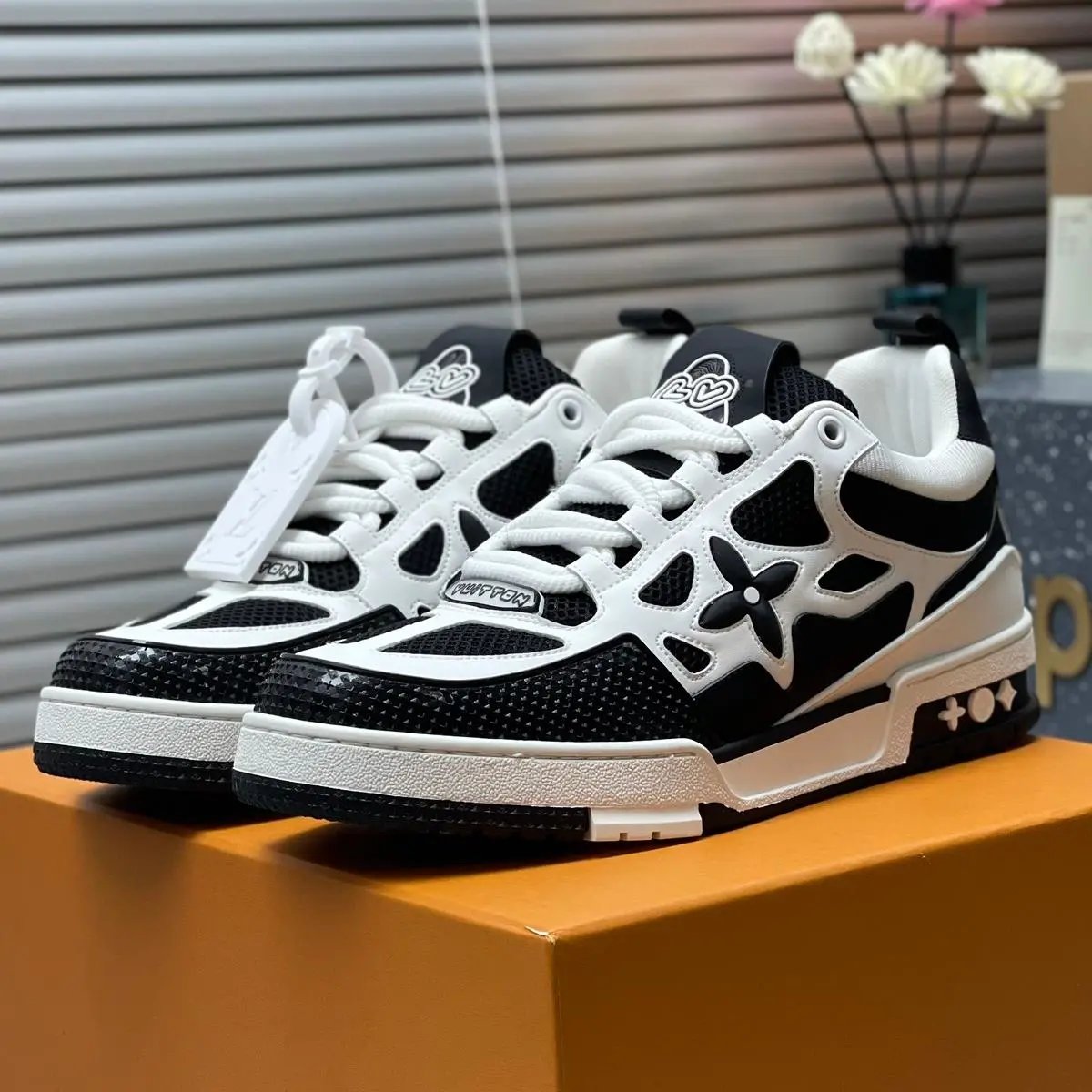 Louis Vuitton Skate Sneaker Black White