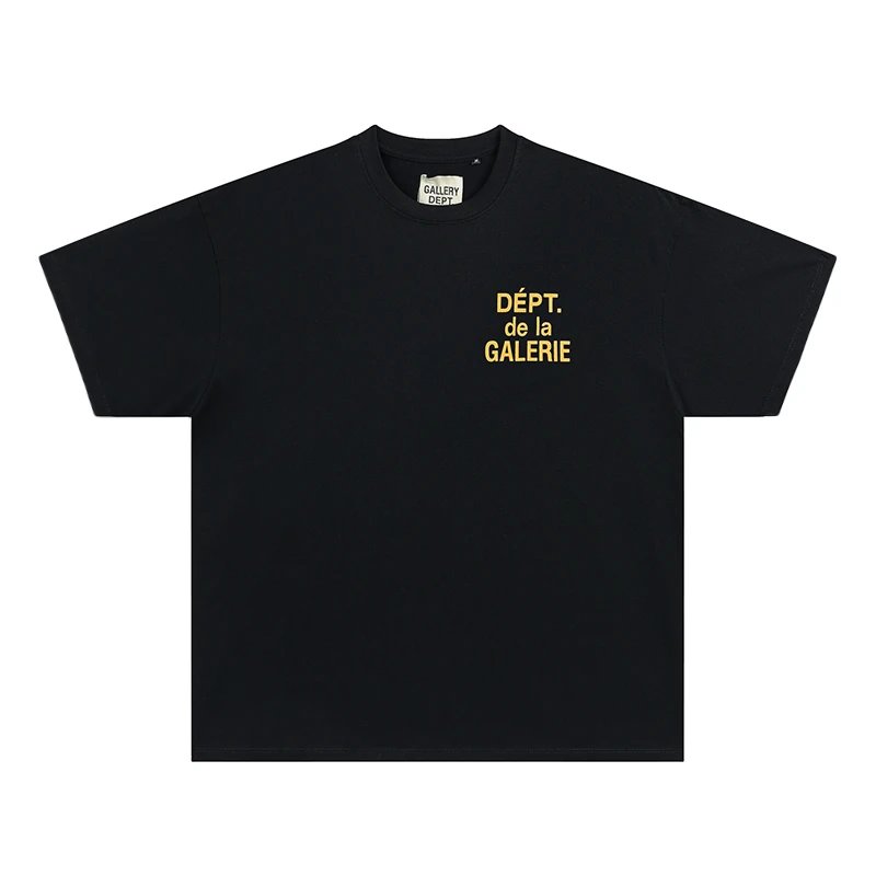 Gallery Dept. T-Shirt Black Gold
