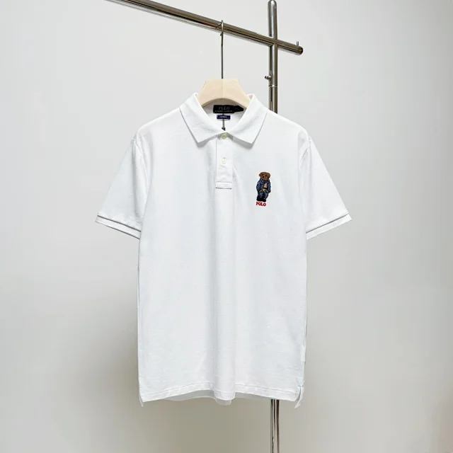 Polo Ralph Lauren Shirts Custom Fit Bear Embroidered Shirt product detail image 7