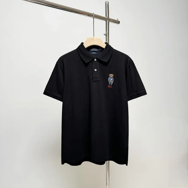 Polo Ralph Lauren Shirts Custom Fit Bear Embroidered Shirt product detail image 5
