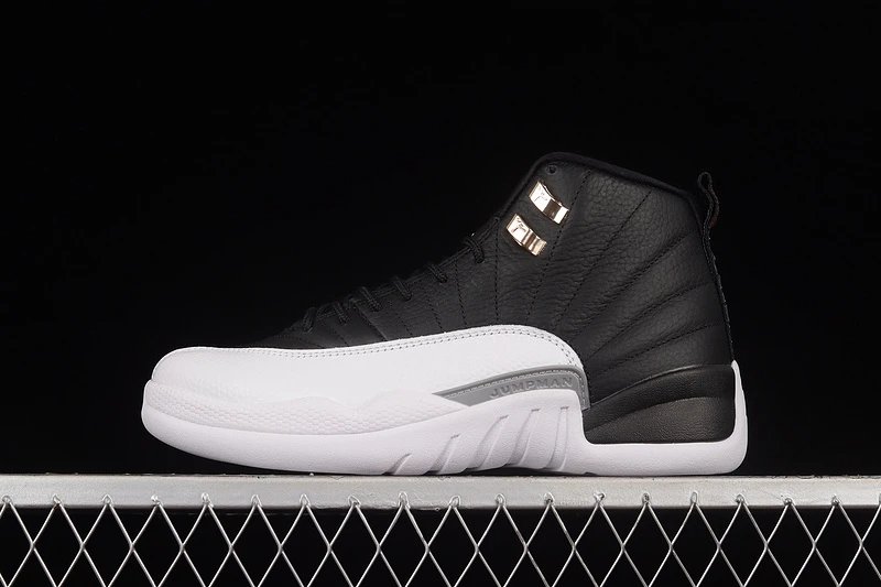 Air Jordan 12 Retro Playoffs Black White Gold