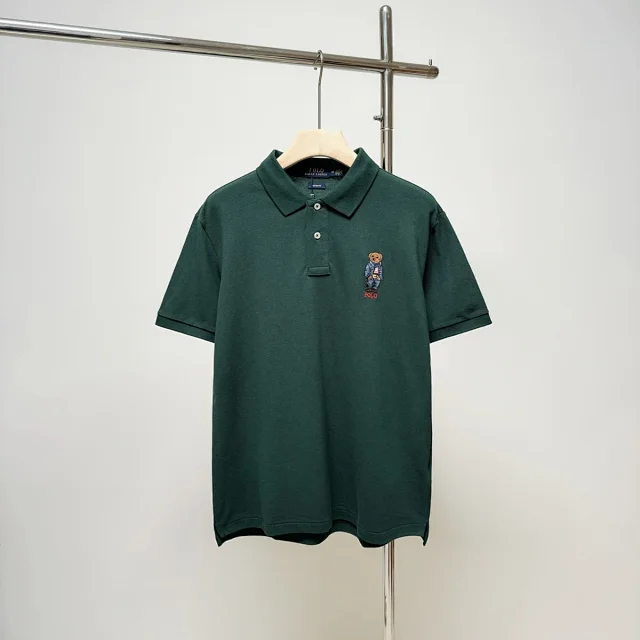 Polo Ralph Lauren Shirts Custom Fit Bear Embroidered Shirt product detail image 8