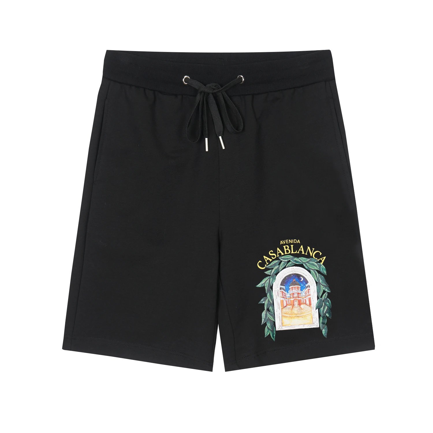 Casa Sport Trophy Print Drawstring Shorts White - 5
