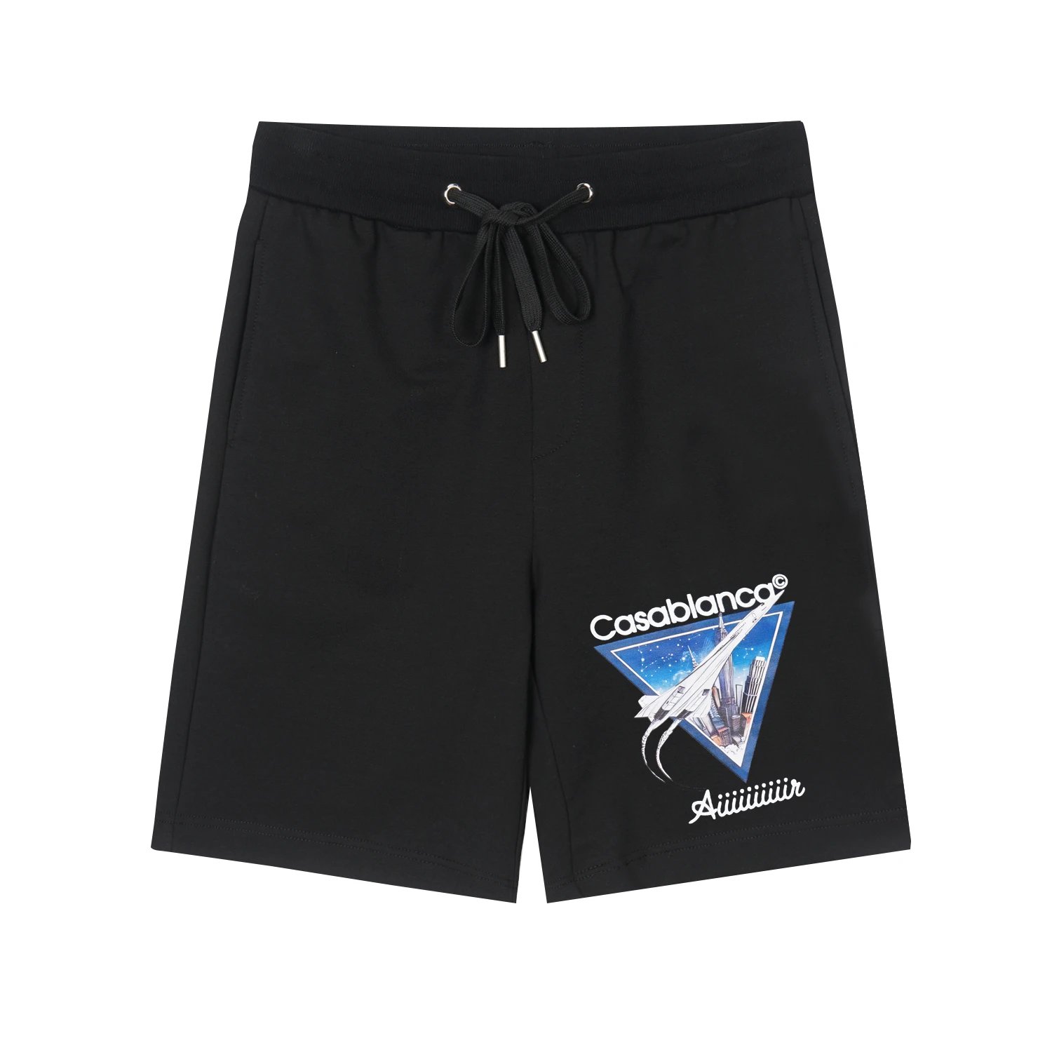 Casa Sport Trophy Print Drawstring Shorts White - 9