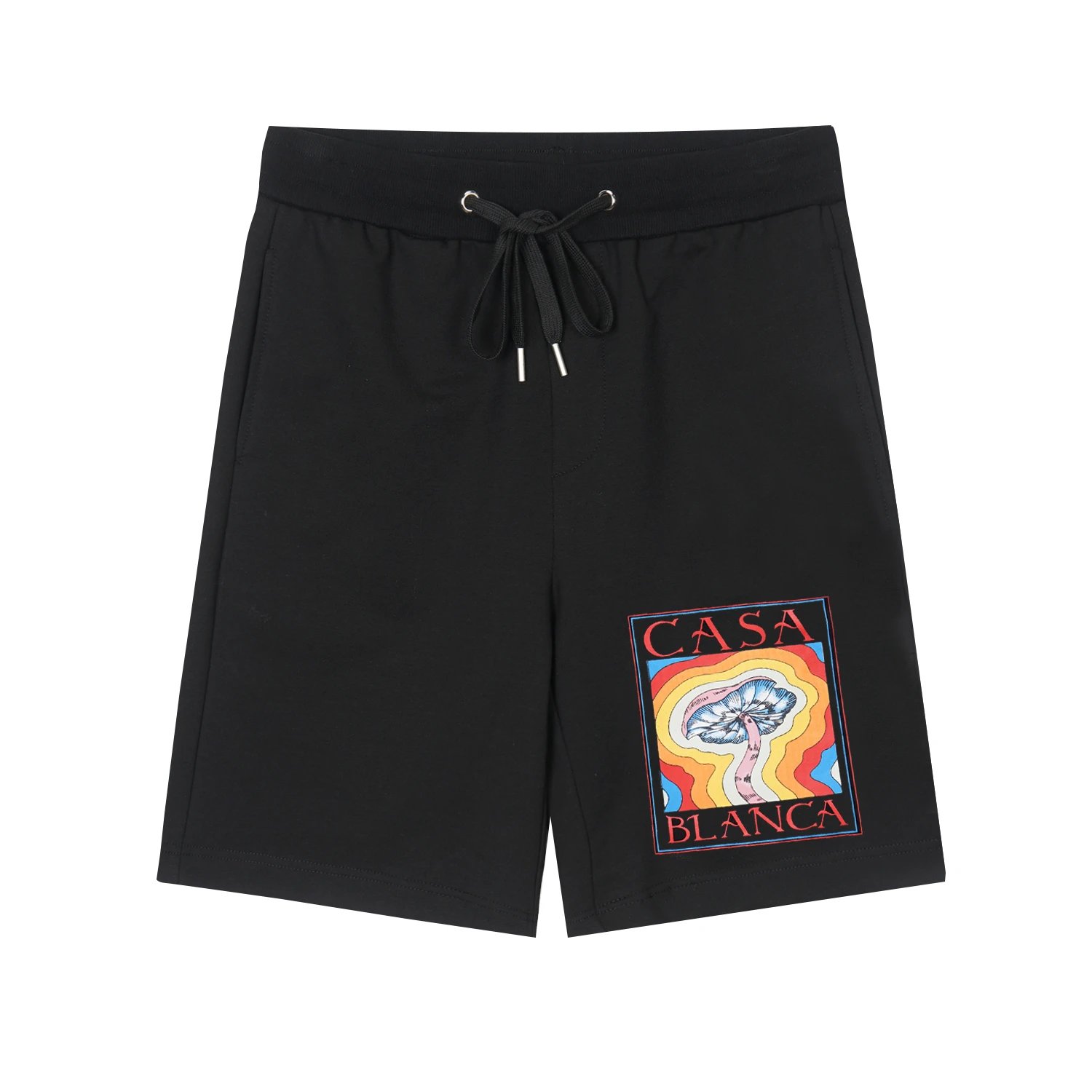 Casa Sport Trophy Print Drawstring Shorts White - 3